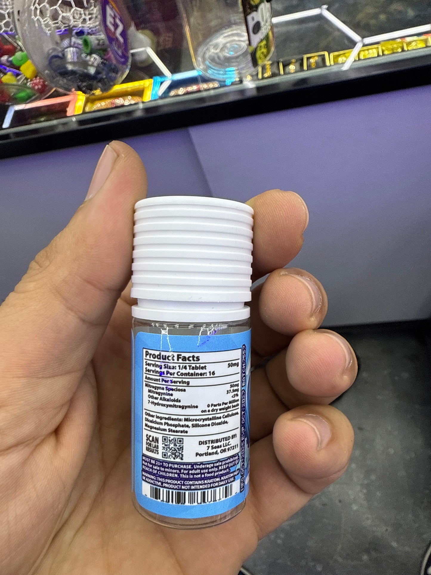 7 seas 4ct 800mg blue raspberry