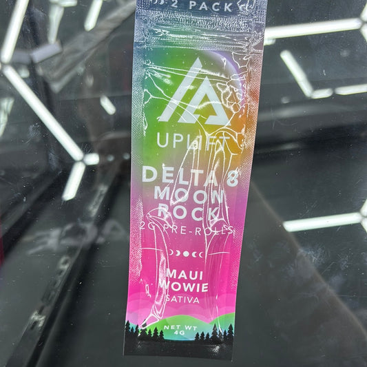 Uplift Delta, eight Moonrock, 2G pre-rolls Maui Wowie sativa