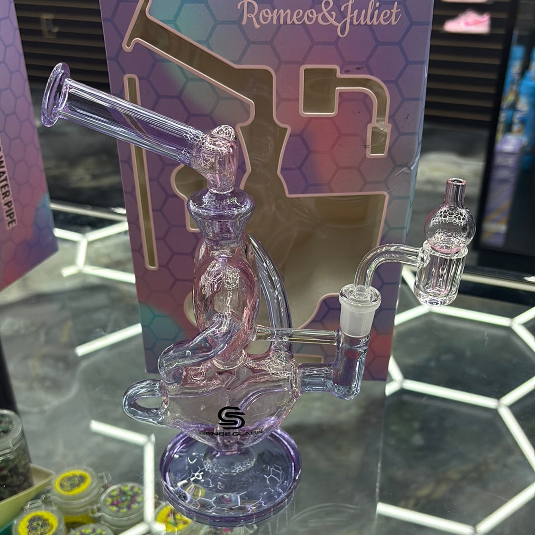 Sense glass Romeo & Juliet heart bong