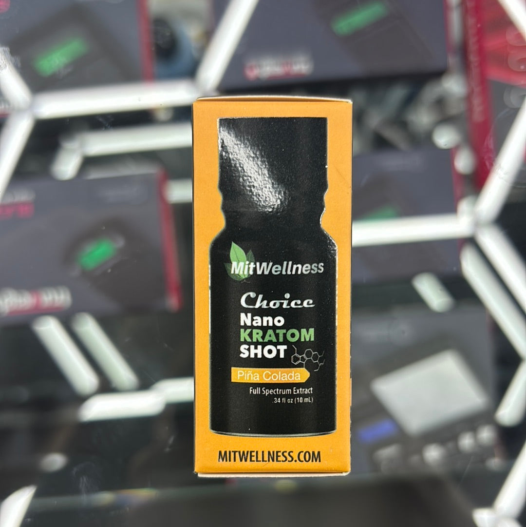 Mit wellness choice nano kratom shot m300 110mg pina colada