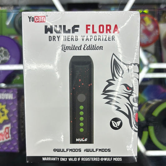 Yocan wulf flora dry herb, vaporizer, limited edition ￼ black with red blood splatter marks ￼