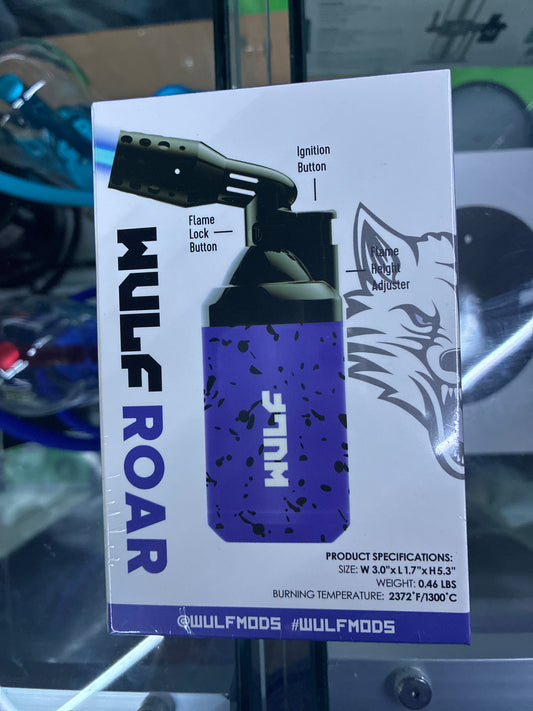 Wulf roar torch purple with black spots