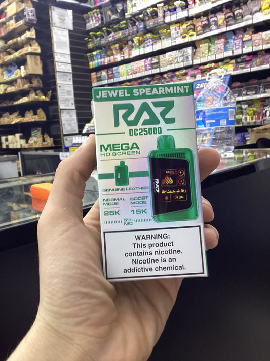 Raz dc25000 25k puffs jewel spearmint