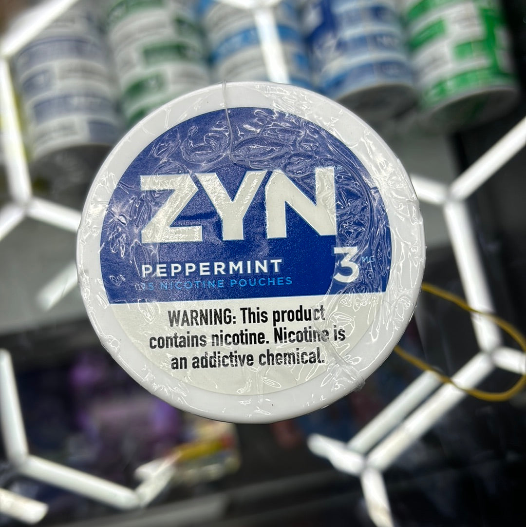 Zyn peppermint 3mg nicotine pouches