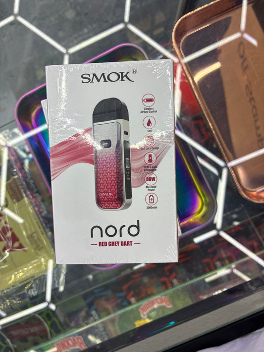 Smok Nord 5 kit red grey dart