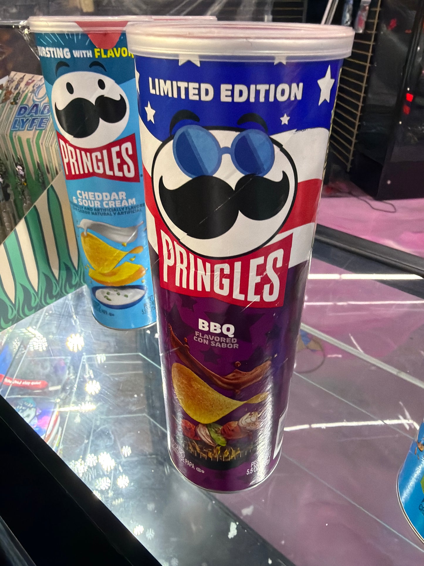 PRINGLES POTATO CRISPS SAFE CAN 5.5OZ | BBQ