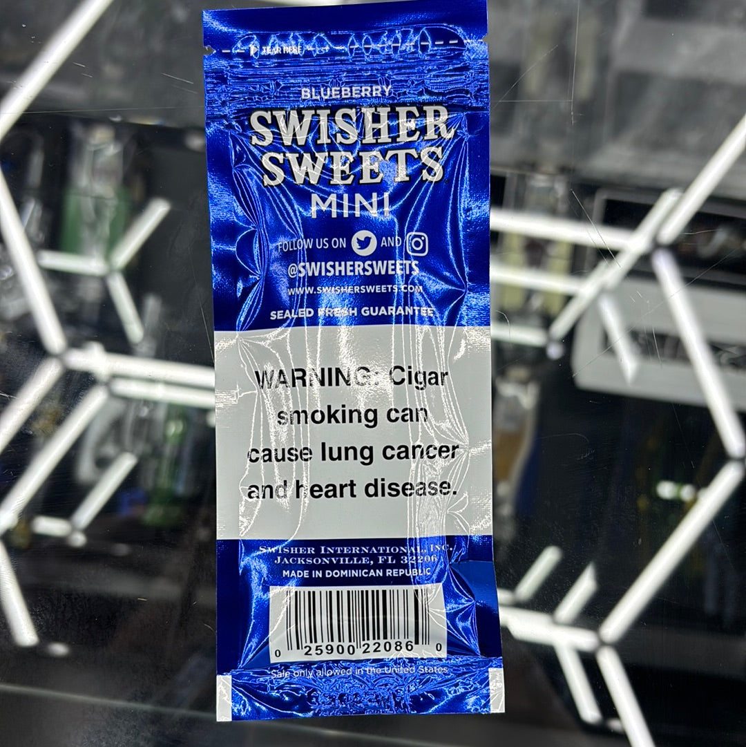 Swisher sweets mini blueberry 3mini cigarillos