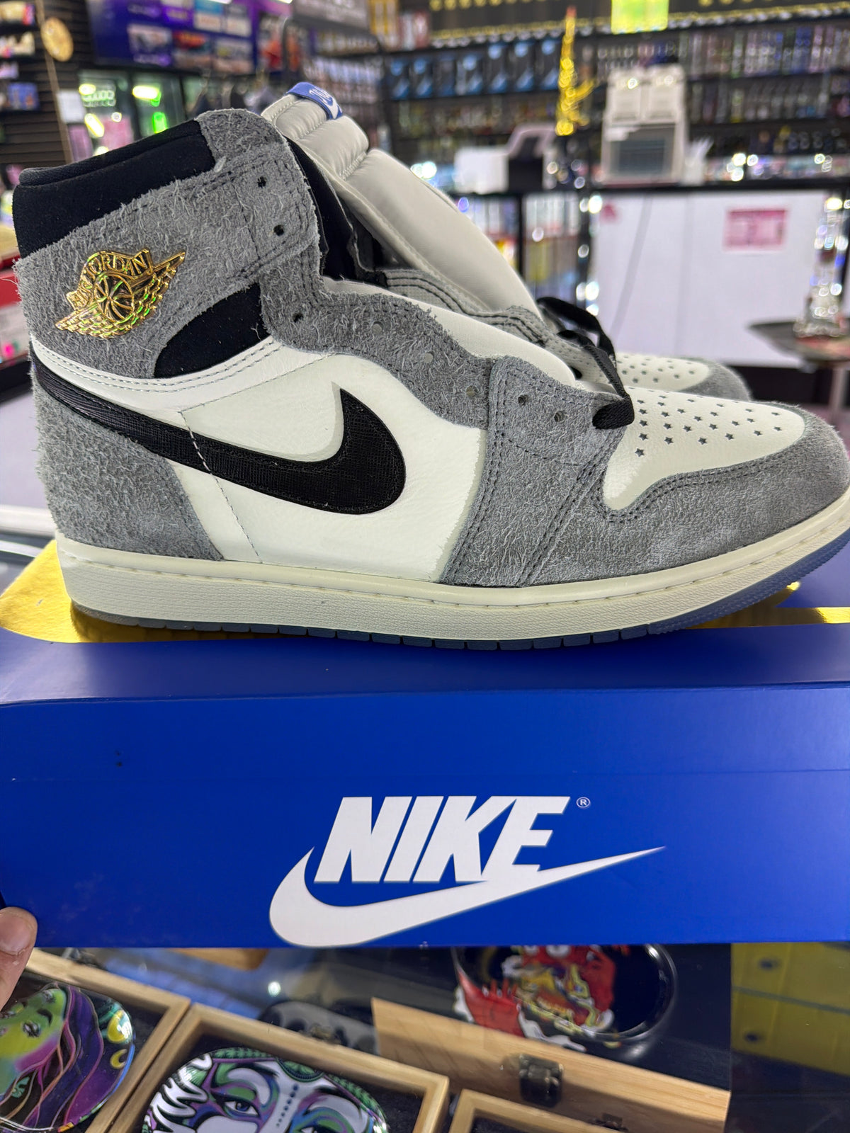 Jordan 1 Retro High OG All-Star Cool Grey size 10.5