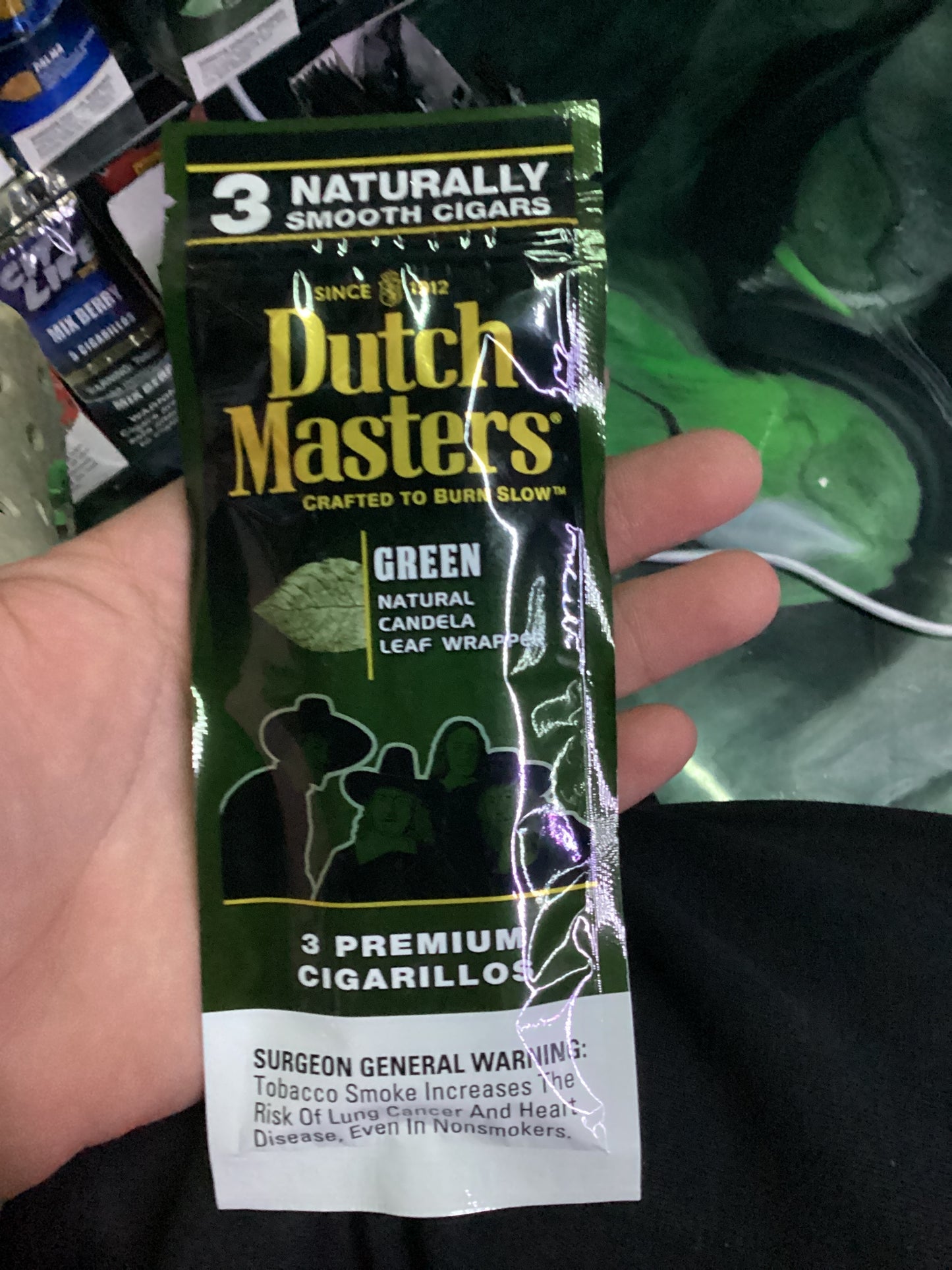 Dutch Masters green 3 premium cigarillos