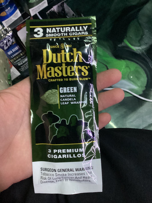 Dutch Masters green 3 premium cigarillos