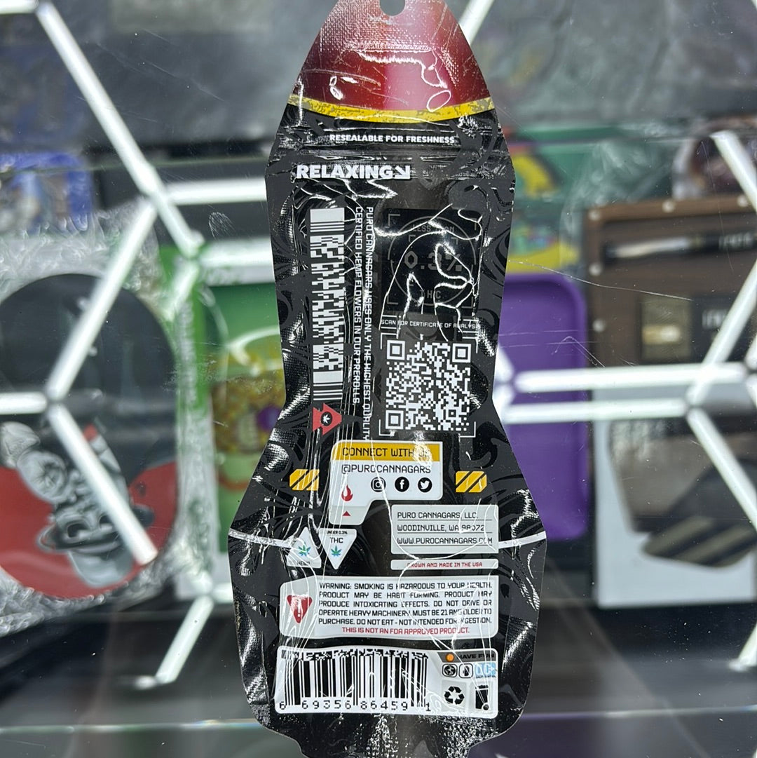 Puro lunarocket gelato, 2X 1.5G pre-roll, relaxing