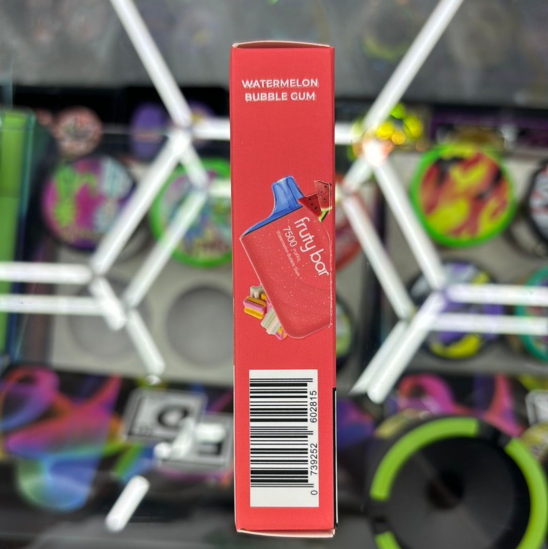 Fruity bar, 7500 puffs watermelon, bubblegum