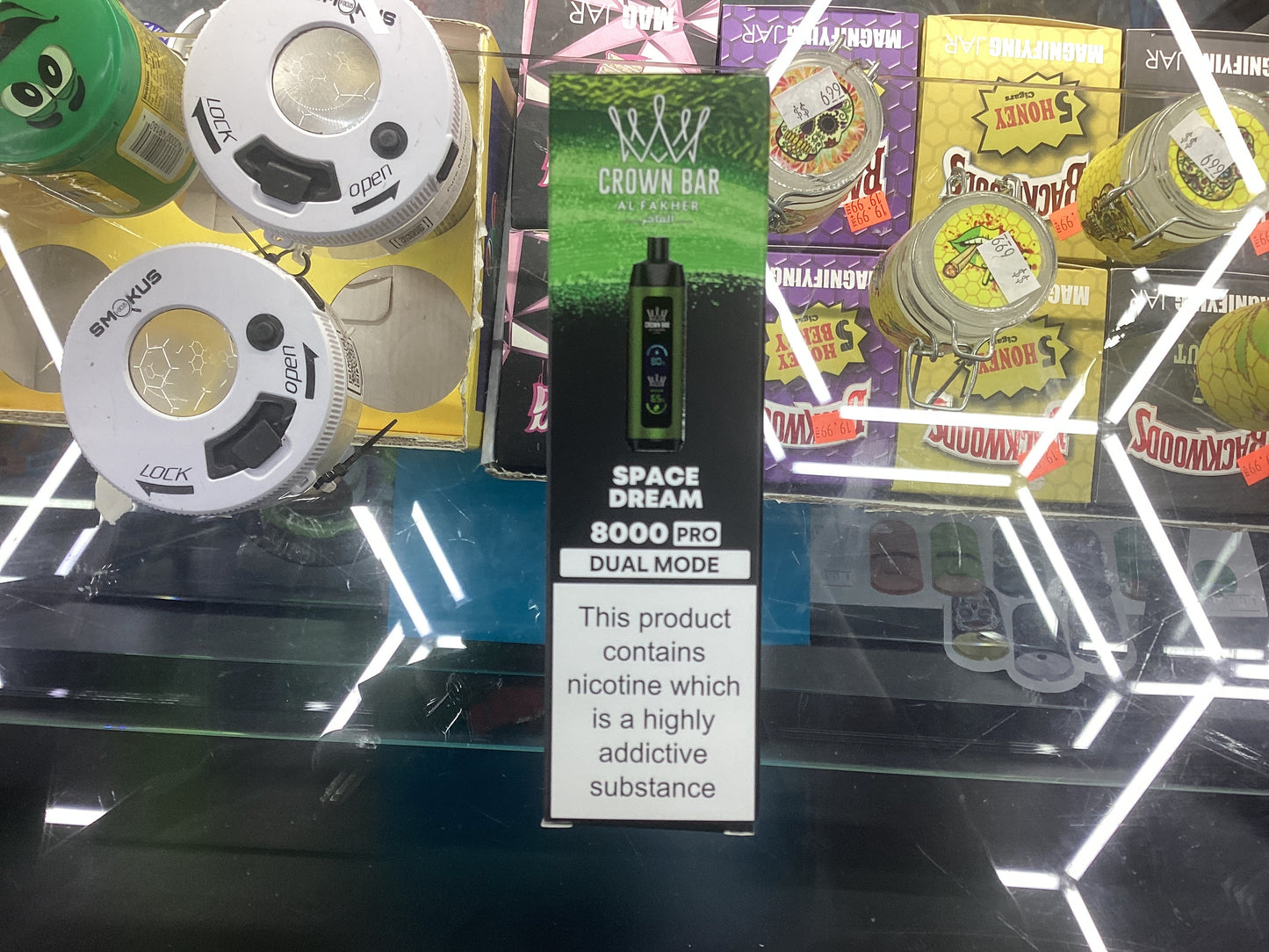 Al fakher crown bar space dream 8000puffs