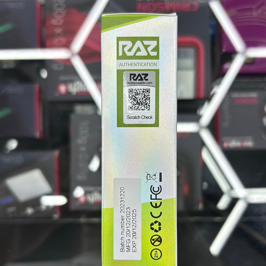 Raz peach grapefruit, 9000 puffs