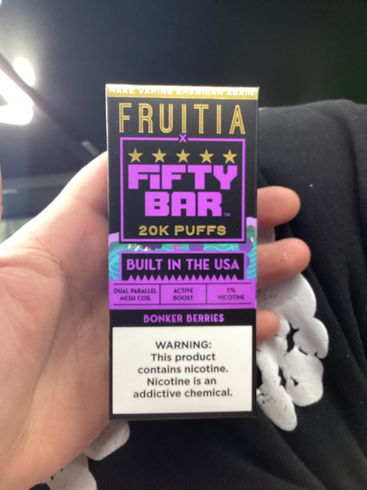 Fifty bar 20K puff bonker berries