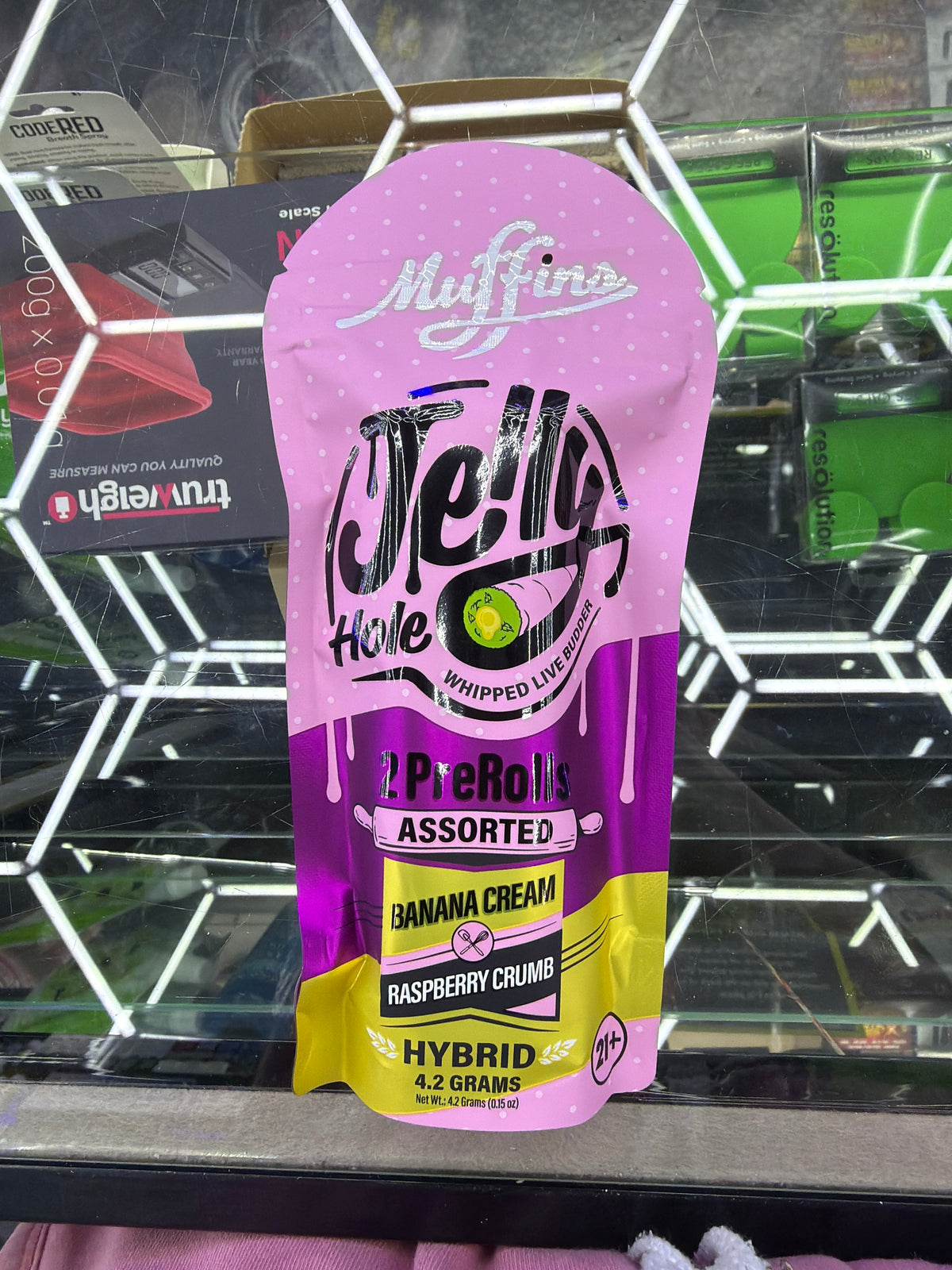 Jelly hole 2 prerolls assorted banana cream / raspberry crumb hybrid