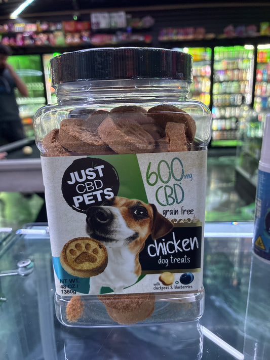 Just Cbd pets 600mg chicken dog treats