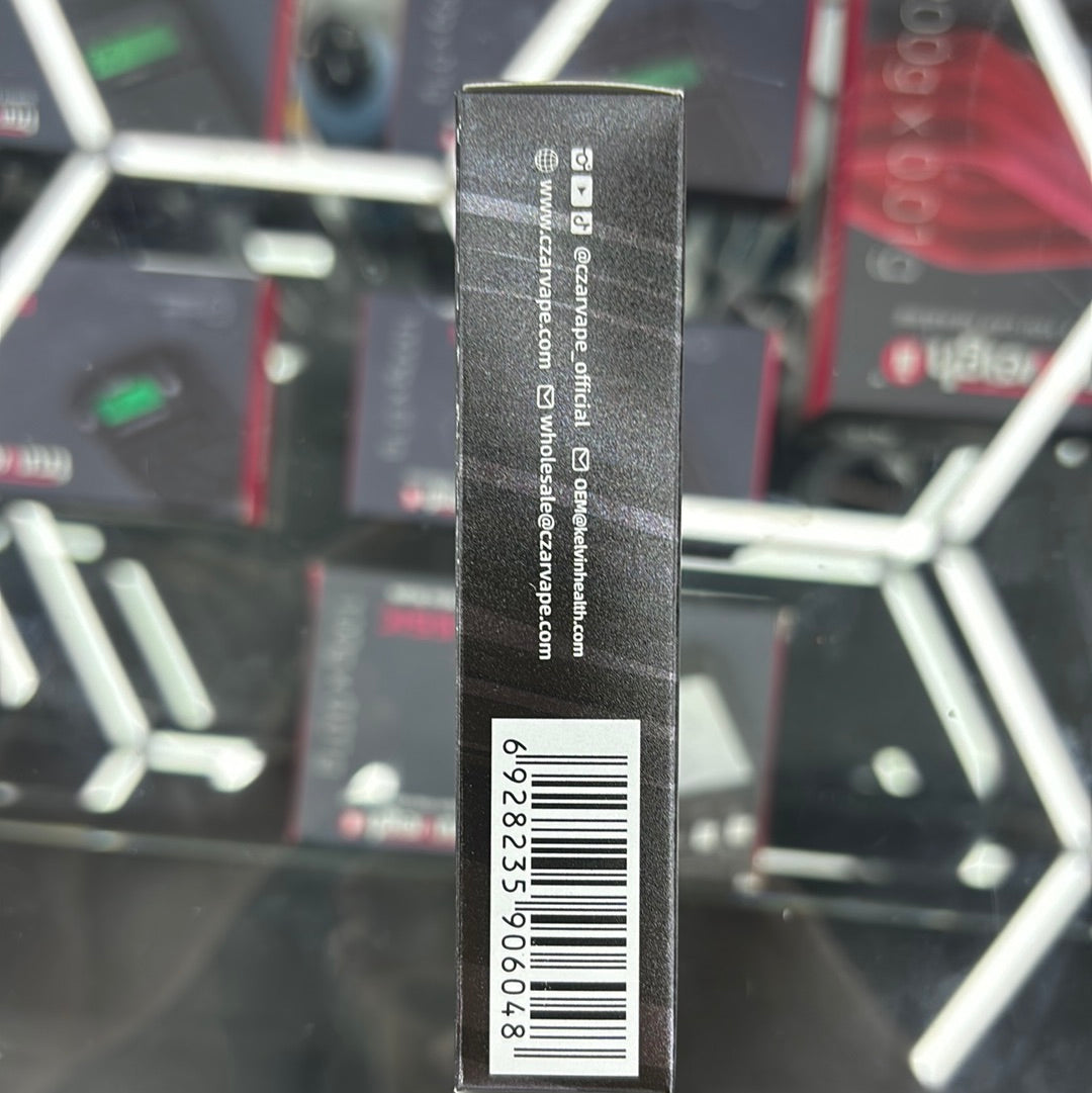 Czar cranberry grape, 9000 puffs