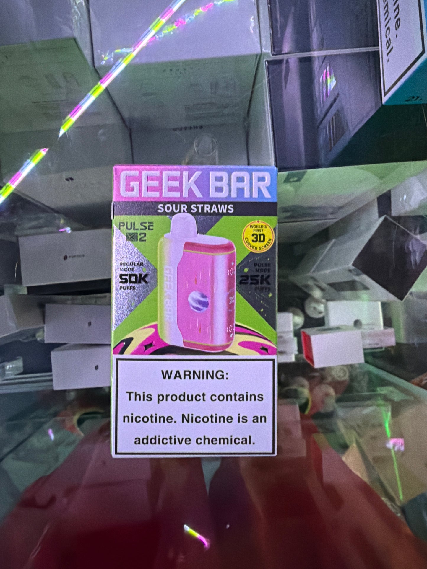 Geekbar Pulse x2 25k hits sour straw