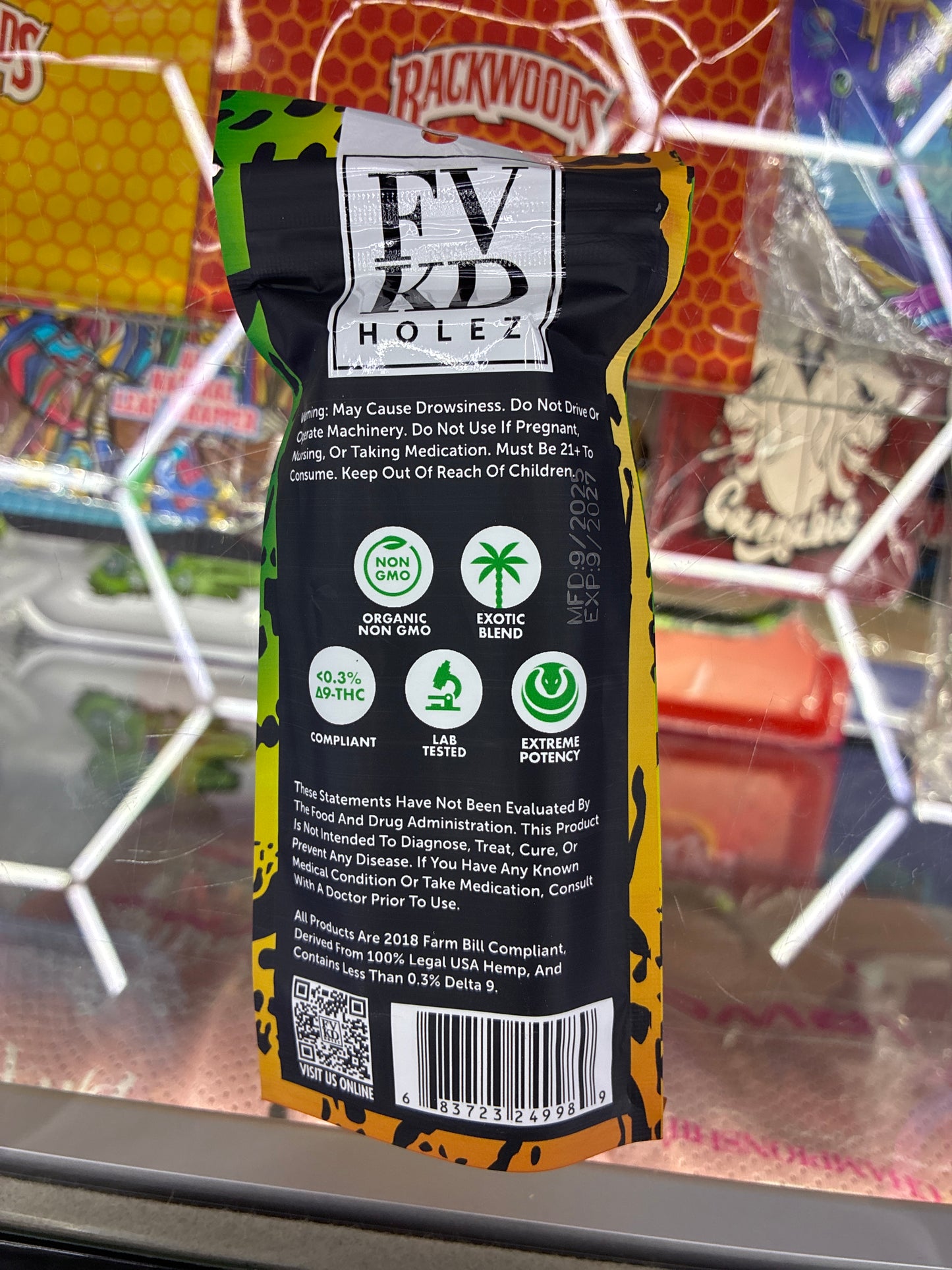 FVKD HOLEZ diamond hash infused 2gx2 sativa sour diesel