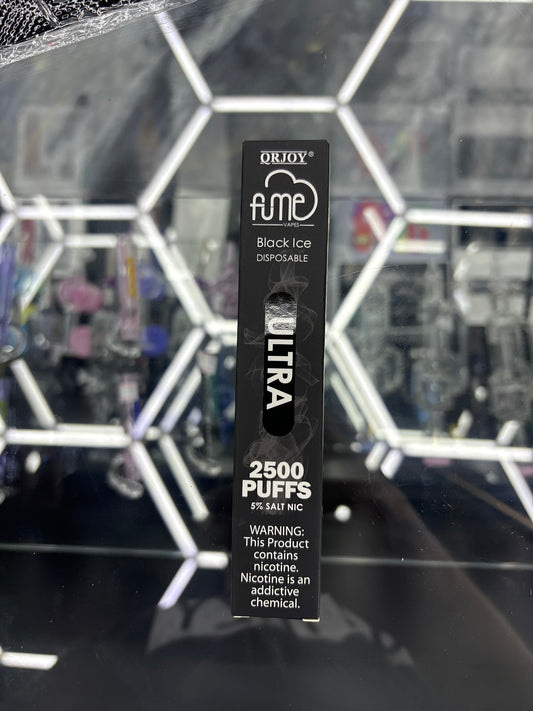 Fume black ice ultra 2500 puffs