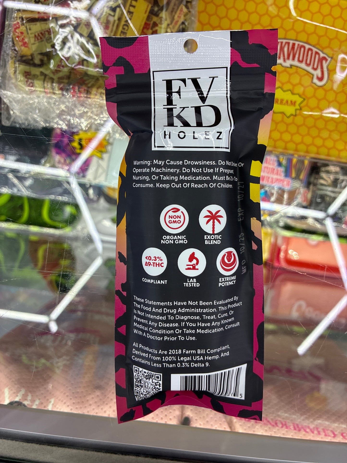 FVKD HOLEZ diamond hash infused 2gx2 hybrid lemon cherry gelato