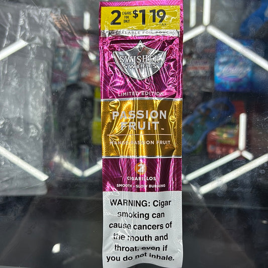 Swisher sweets classic passionfruit, 2 cigarillos