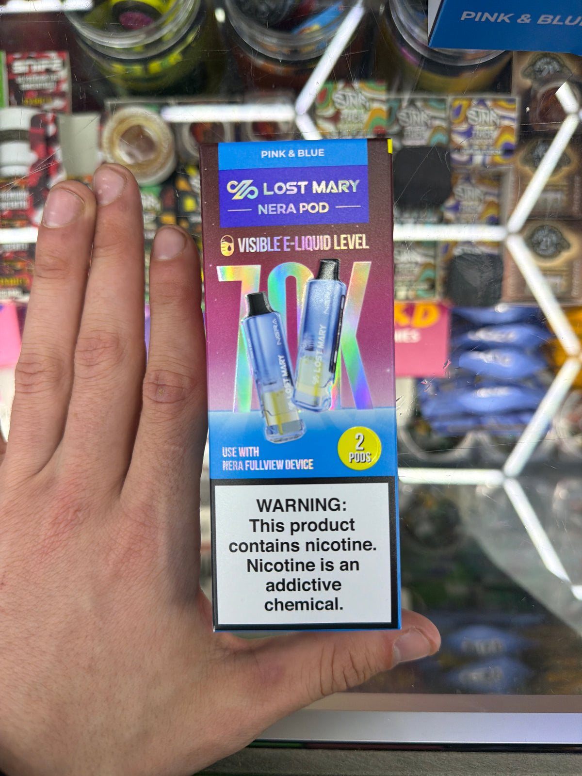 Lost Mary nera pod 2 pods 70k hits Pink & Blue