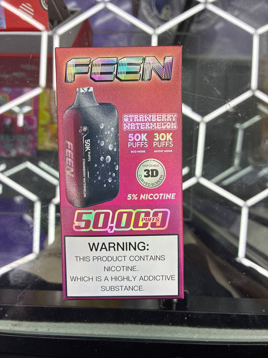 FEEN 50k puffs strawberry watermelon