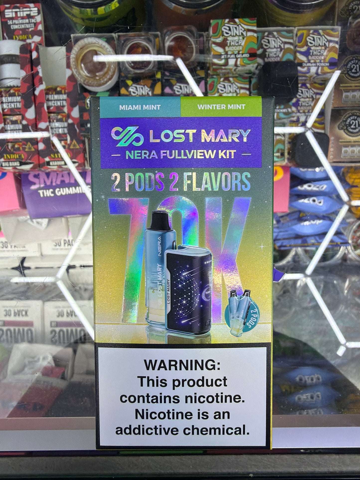 Lost Mary nera fullview kit 70k hits  Miami Mint/ Winter Mint
