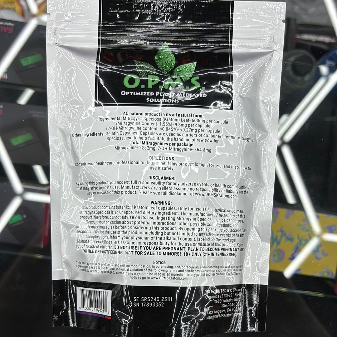 Opms sumatra kratom 240 capsules