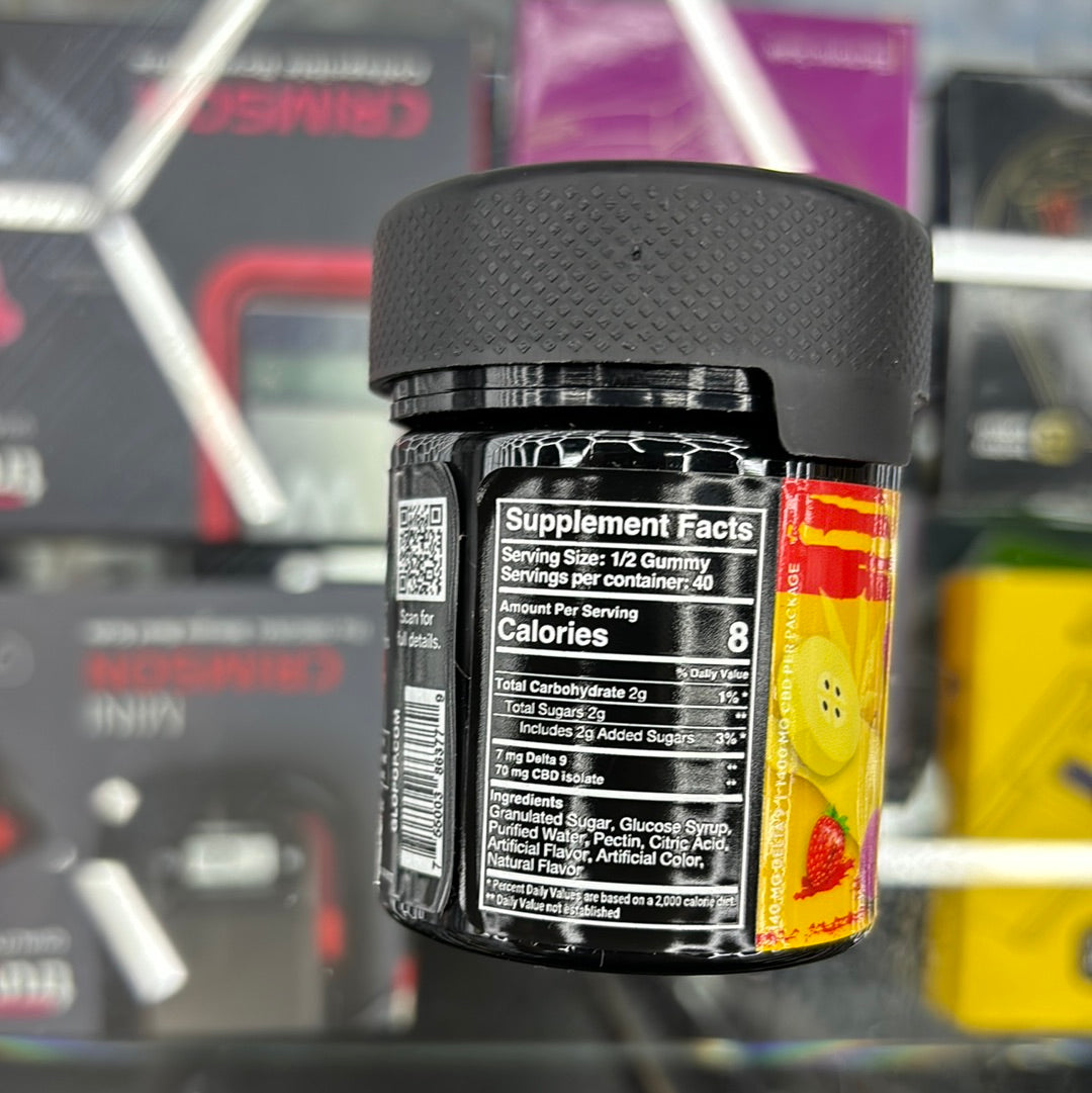 Ezdoze glo pop straw Nana, 1540 mg 40 servings