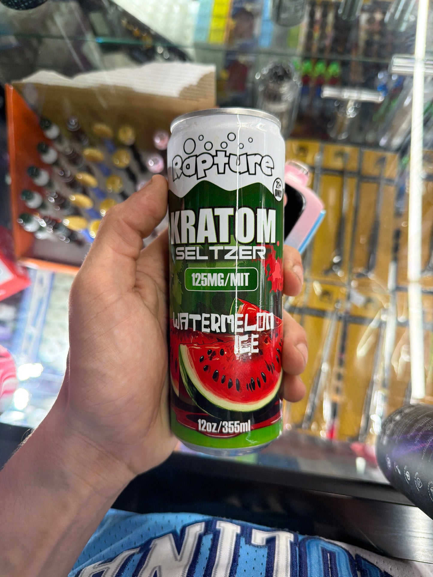 Rapture Kratom Seltzer 125mit watermelon ice