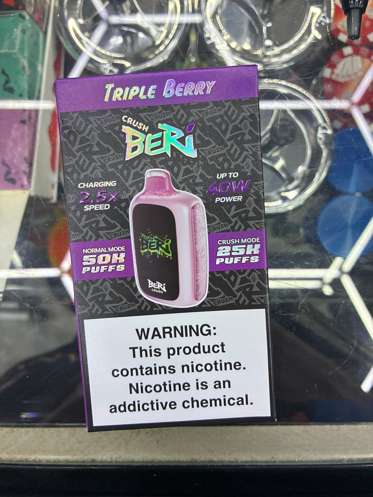 Crush beri triple berry 50k puffs