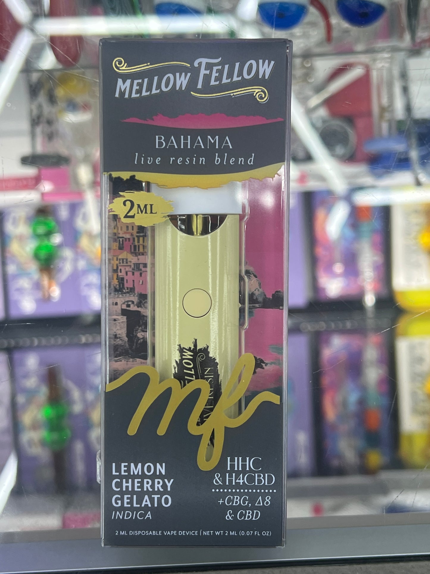 Mellow fellow lemon cherry gelato, live resin indica
