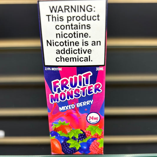 Fruit, monster, mixed berry, 24 MG salt Nic