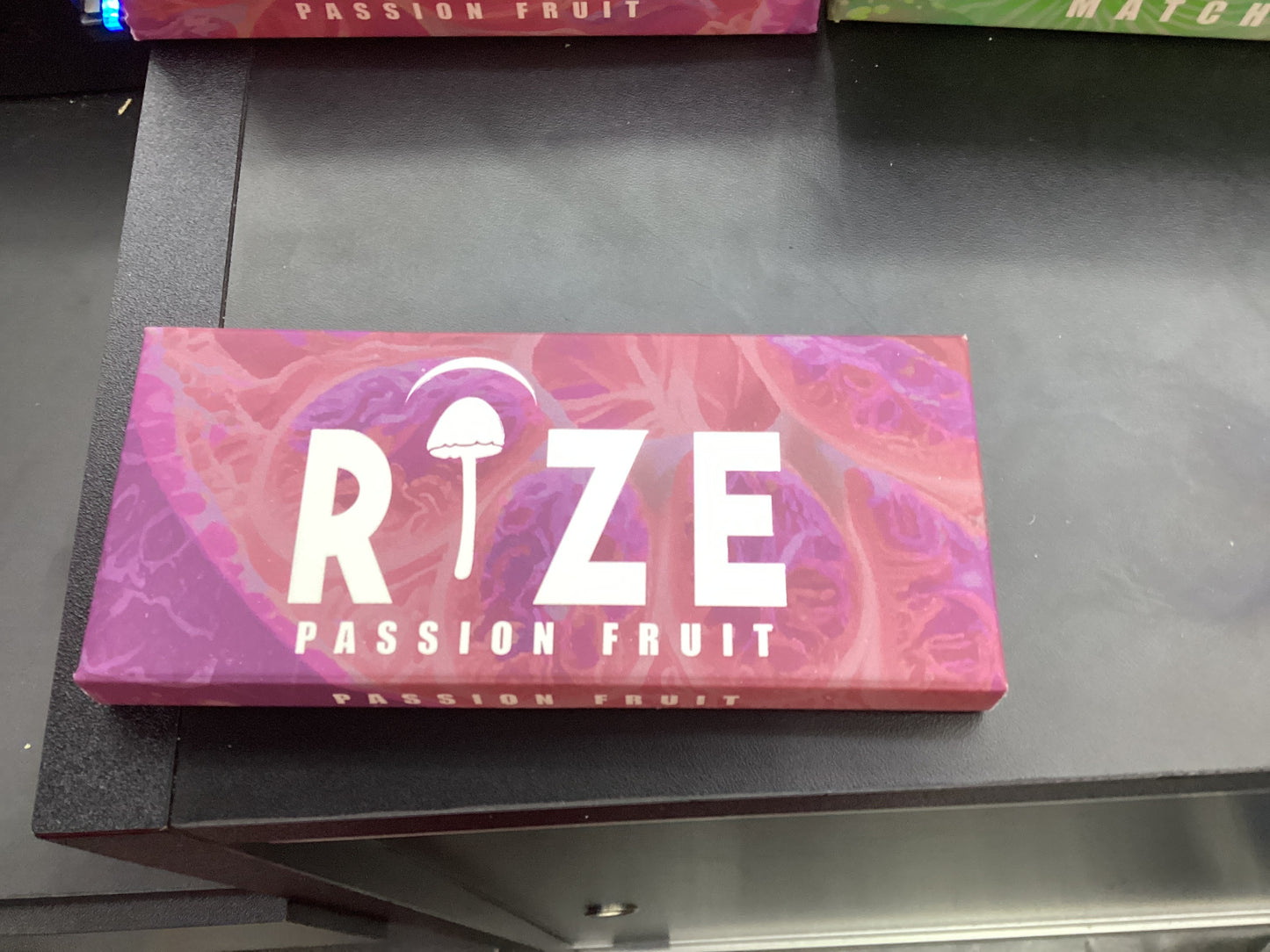 Rize 5g mushroom chocolate passionfruit fruit