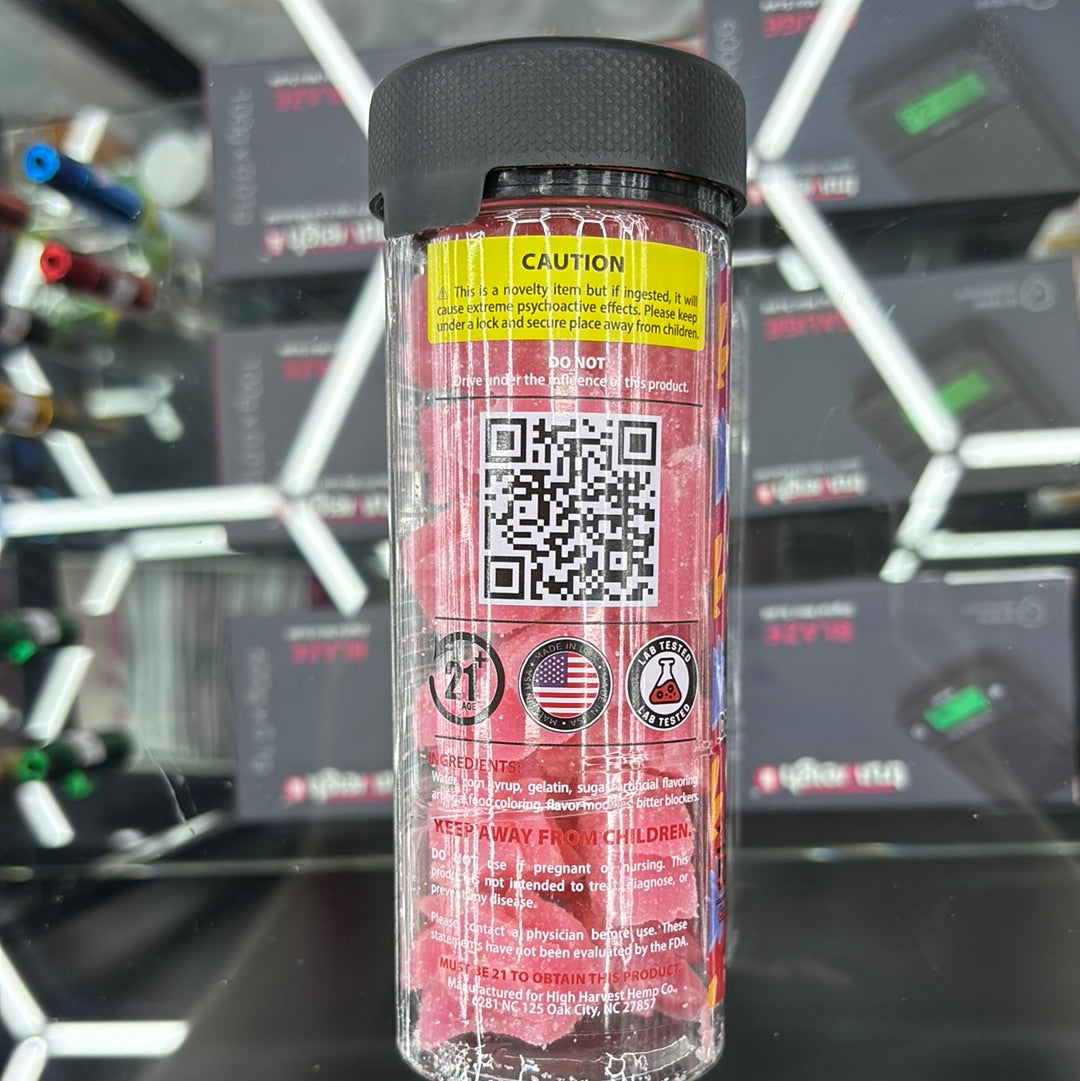 The demon gummies juicy strawberry,5000 MG per jar