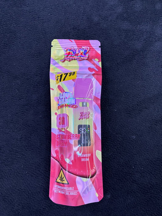 Flying monkey live resin enhanced 3g hybrid strawberry dream