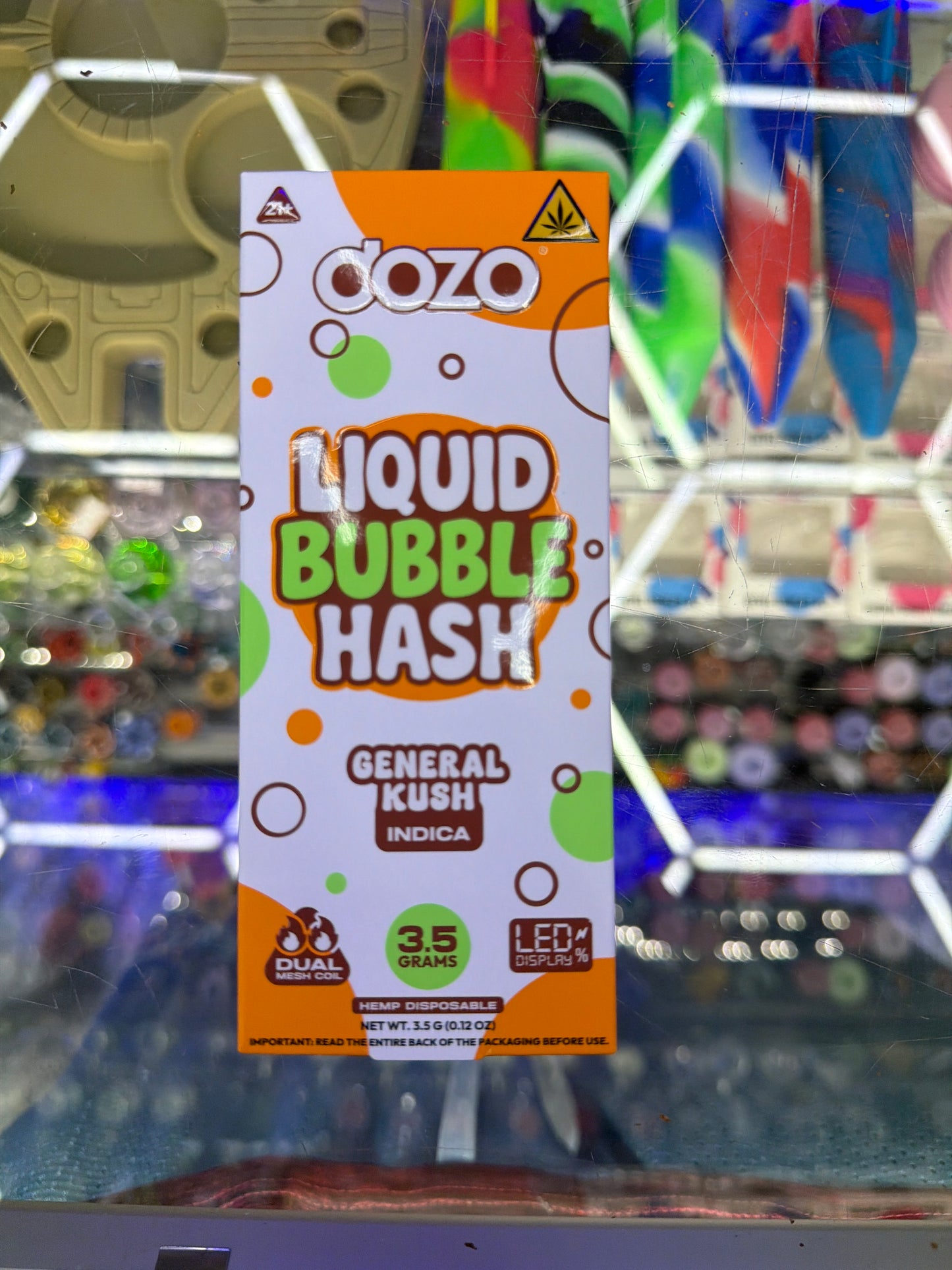 Dozo Liquid Bubble Hash 3.5g disposable GENERAL KUSH INDICA