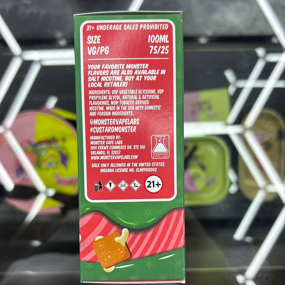 Custard monster, gingerbread crunch, 3mg