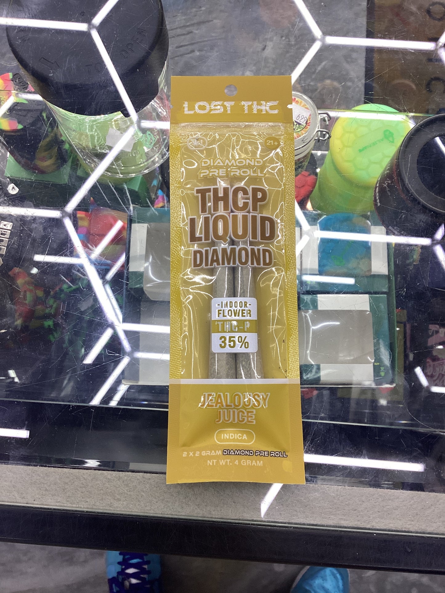 Lost thc-p pre-rolls, thcp liquid diamonds jelousy juice indica