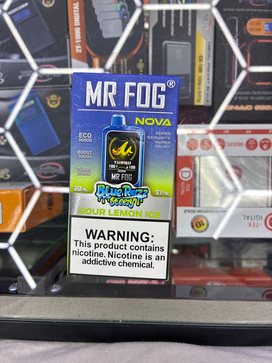 Mr fog 30k hits sour lemon ice