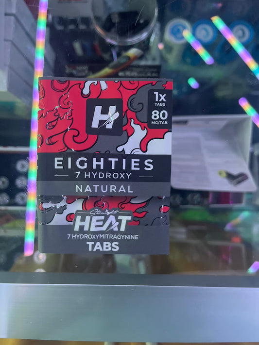 Heat eighties 7 hydroxy 80mg natural