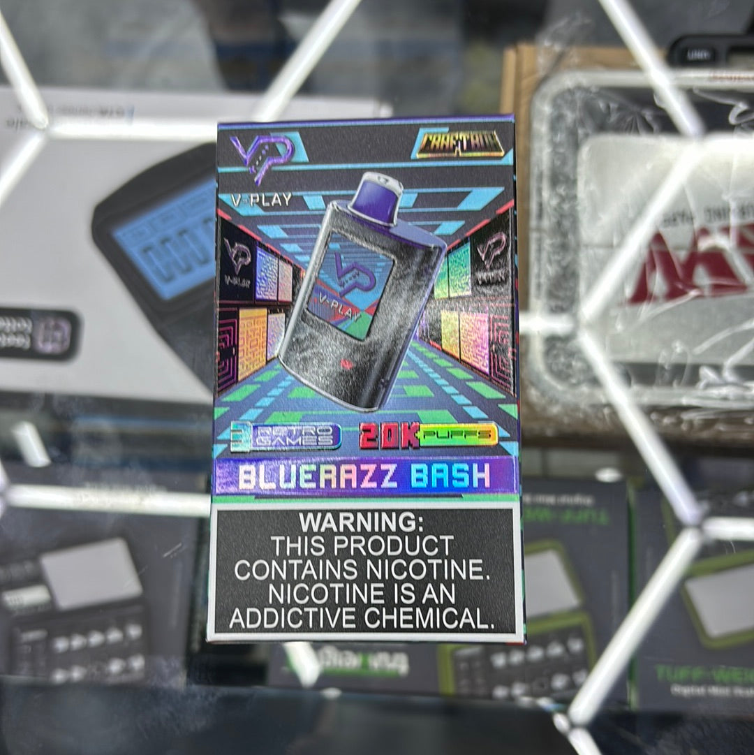 V play blue razz bash