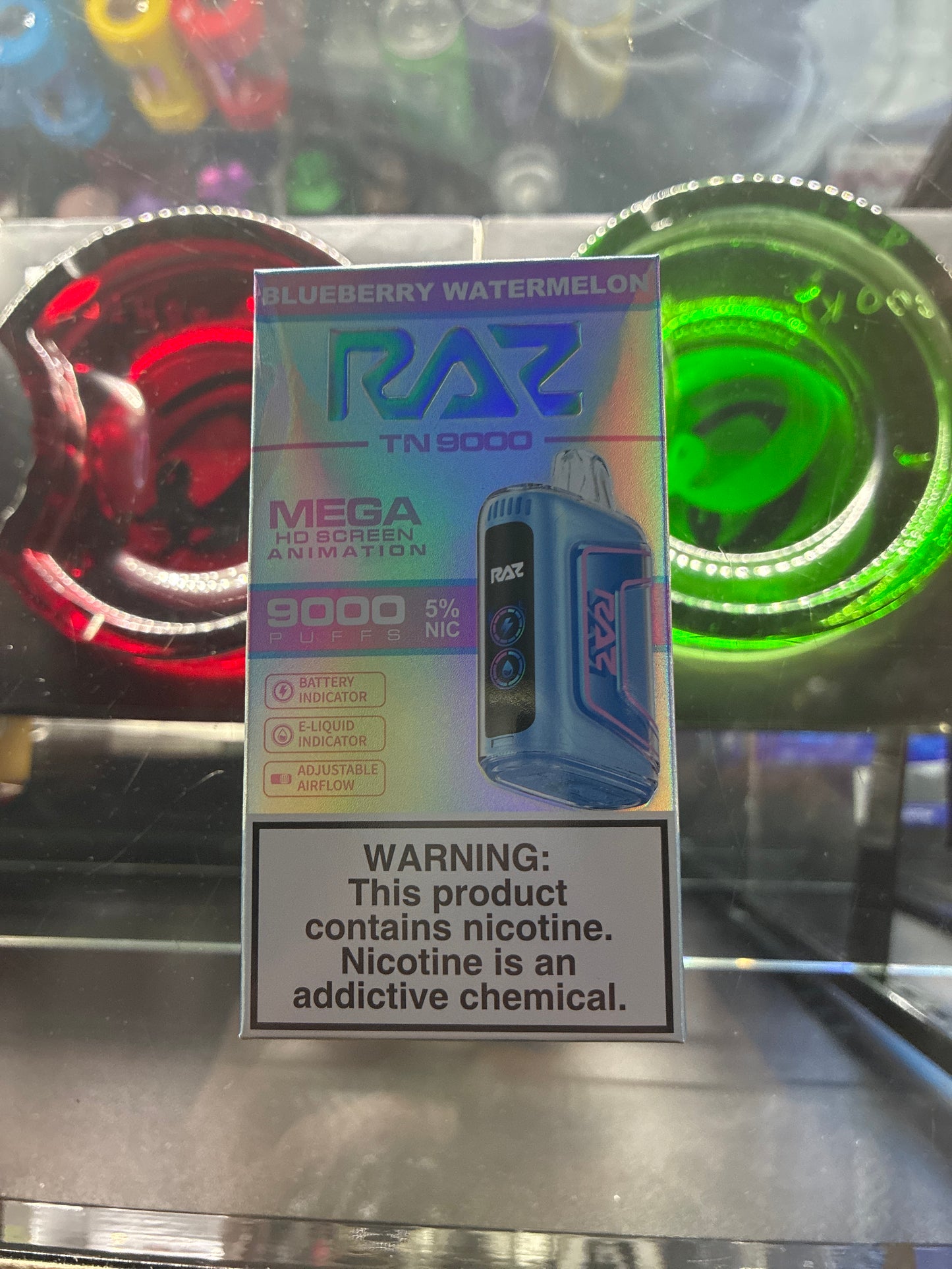 RAZ blueberry watermelon 9000 puffs
