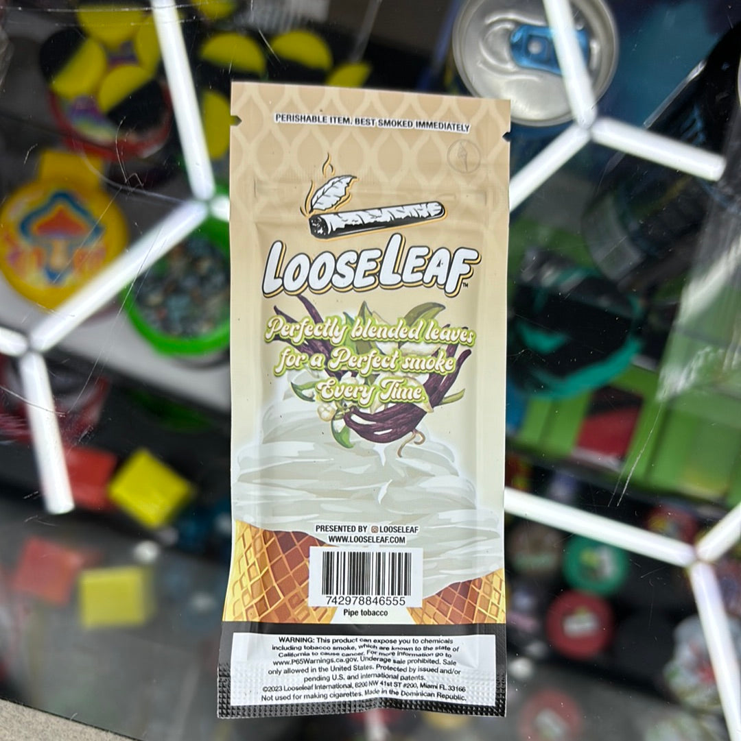 Loose leaf vanilla ice cream crush blend