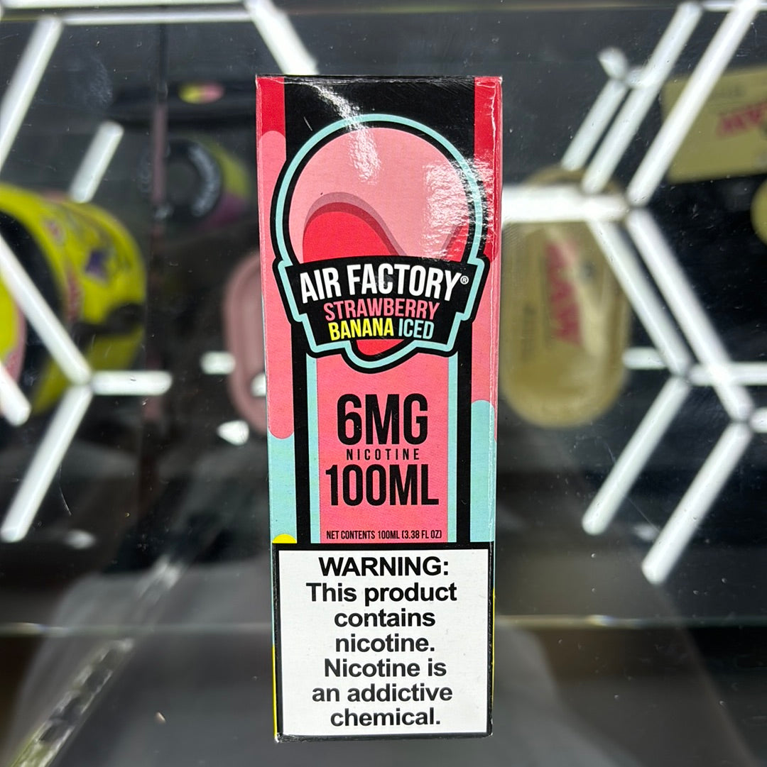 Air factory strawberry banana, iced 6MG 100ML