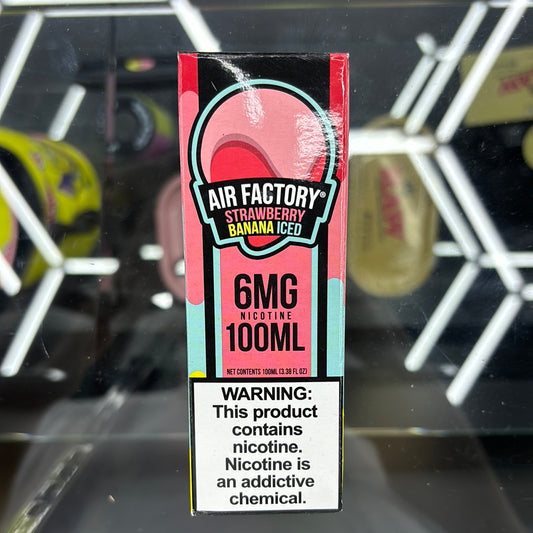Air factory strawberry banana, iced 6MG 100ML