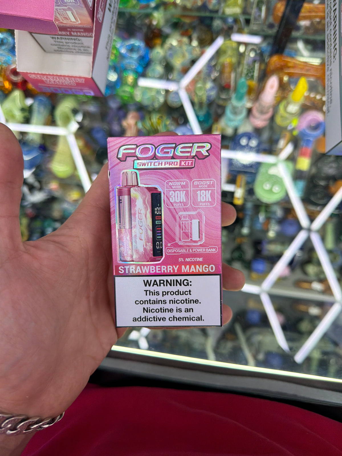 Fogger switch pod kit 30k Strawberry Mango